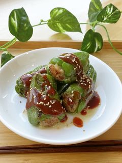 チーズ入り!丸ごとピーマンの肉詰め-レシピのメイン写真