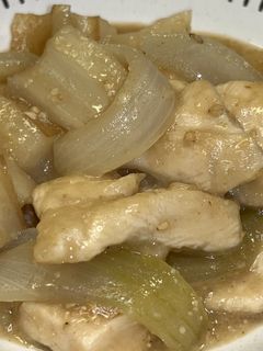 鶏肉とれんこんのごまみそ煮-レシピのメイン写真