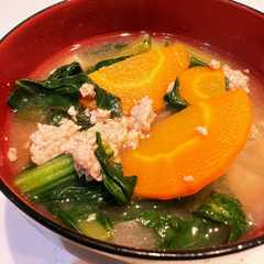 รูปของ おかわり必須☆うちの肉入り味噌汁