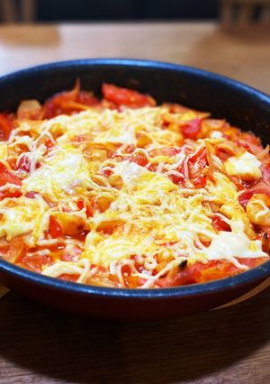 じゃがいもと玉ねぎのトマトグラタン-レシピのメイン写真