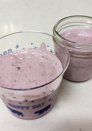 濃厚ブラックベリームース　アレルギーOK-レシピのメイン写真