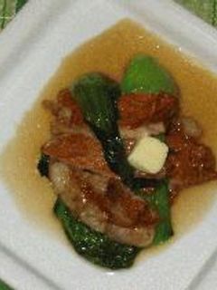 豚肉の紅茶煮 ~チンゲンサイとともに~-レシピのメイン写真