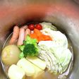 オニオンスープ リメイクポトフ