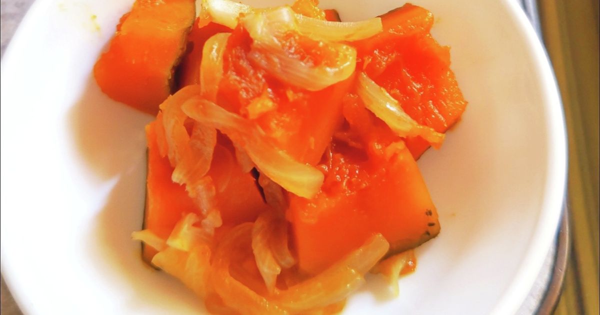 南瓜と玉ねぎの煮物。 by クック5496CD☆ 【クックパッド】 簡単