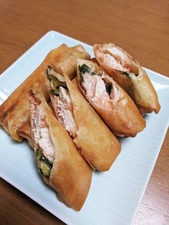 明太マヨとささみの春巻き-レシピのメイン写真