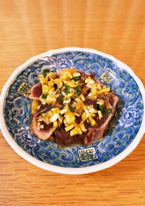 薬味たっぷりの鰹のたたき-レシピのメイン写真
