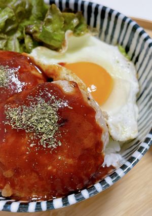 デミ風ロコモコ丼-レシピのメイン写真