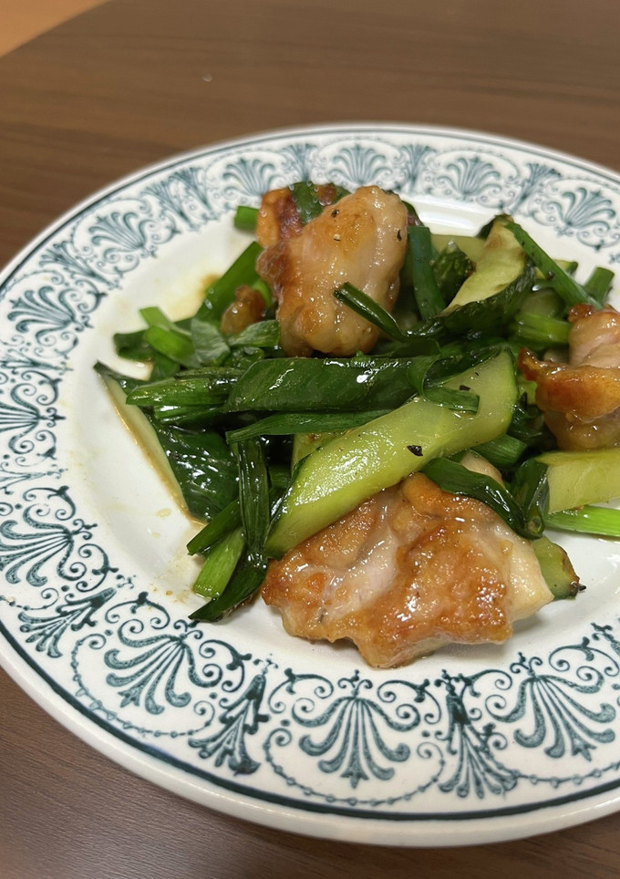 鶏ときゅうりとニラのオイスター炒め-レシピのメイン写真