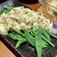 モロッコいんげんの おかかタルタル添え