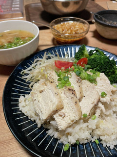 鶏むね肉でカオマンガイ風-レシピのメイン写真
