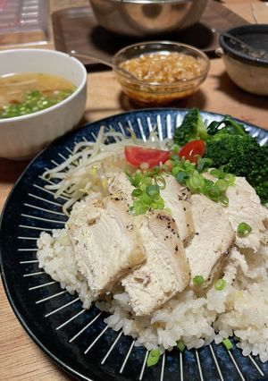 鶏むね肉でカオマンガイ風-レシピのメイン写真