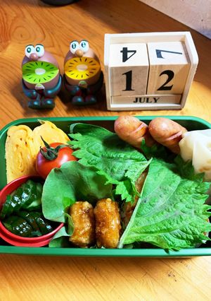 高一長女　お弁当(味噌焼きおにぎり6)-レシピのメイン写真
