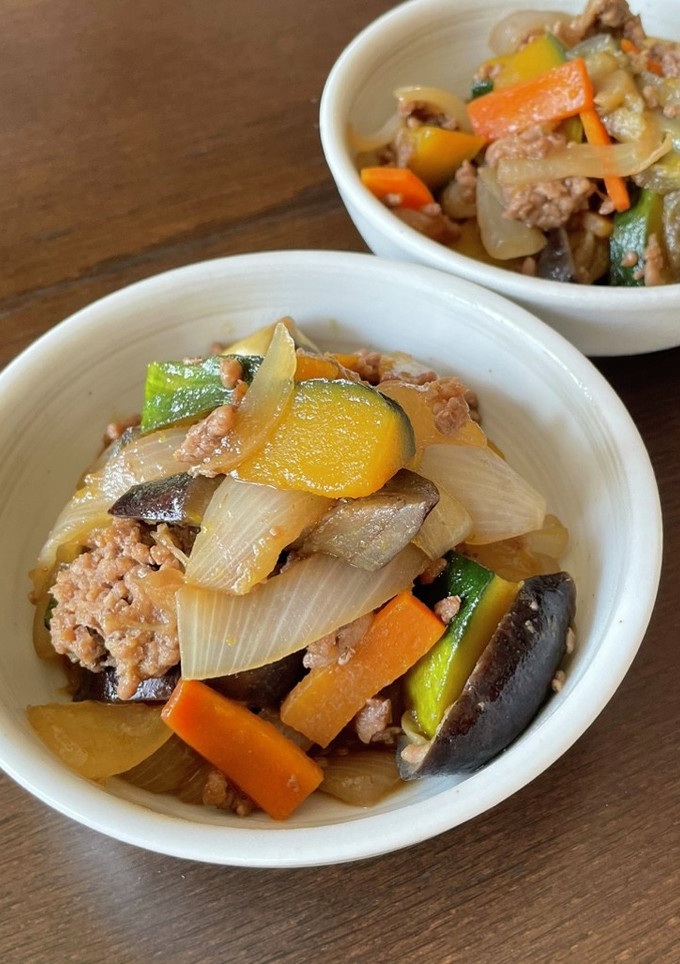 挽肉と野菜の炒め煮-レシピのメイン写真