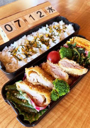 2023.7/12 高校生男子お弁当-レシピのメイン写真