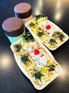 高校生弁当20237月12冷しゃぶうどん-レシピのメイン写真