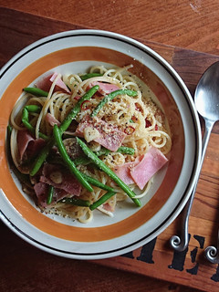めちゃ旨★冷凍いんげんとベーコンのパスタ-レシピのメイン写真