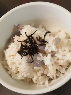 インゲンの豆だけ使った炊き込み御飯-レシピのメイン写真