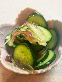 ささっと一品!胡瓜と茗荷の昆布茶漬け!-レシピのメイン写真