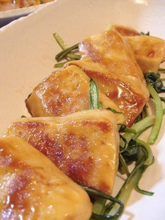 生麩と水菜の照り焼きステーキ-レシピのメイン写真