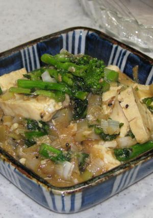 菜の花の味噌炒め-レシピのメイン写真