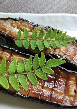 精進料理 茄子の蒲焼き♪-レシピのメイン写真