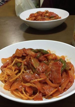 デルモンテケチャップで作るナポリタン-レシピのメイン写真