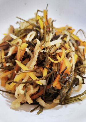 減塩*きざみ昆布と切り干し大根の煮物-レシピのメイン写真