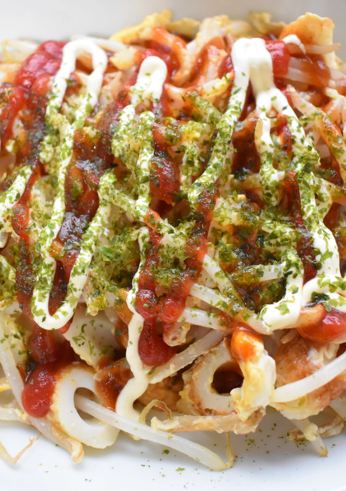 ちくわともやしのお好み焼き風-レシピのメイン写真