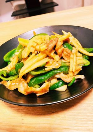 【お家で本格中華】豚バラ青椒肉絲-レシピのメイン写真