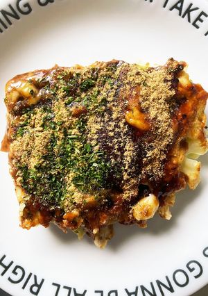 冷めてもチンしても美味しいお好み焼き-レシピのメイン写真
