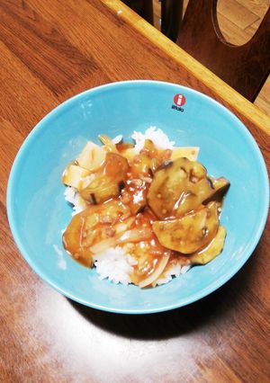 子供大好きあんかけなす麻婆風☆-レシピのメイン写真