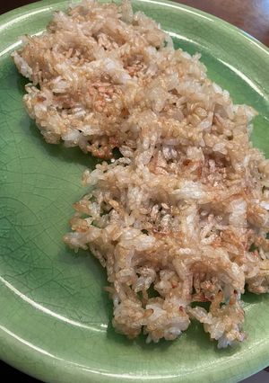 ワッフルメーカーで焼きおにぎり-レシピのメイン写真