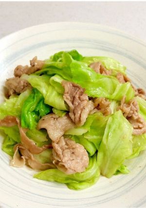 水っぽくない！時短簡単 キャベツ豚炒め-レシピのメイン写真