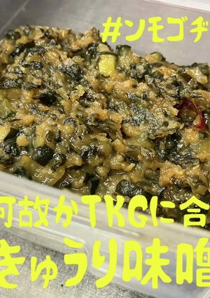 白飯、TKGに合う!きゅうり味噌-レシピのメイン写真