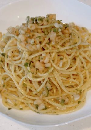 こんぶ茶で茹でて混ぜるだけ、悪魔のパスタ-レシピのメイン写真