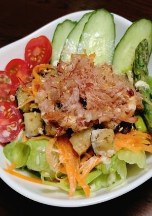 夏野菜さっぱり和風サラダ☺-レシピのメイン写真