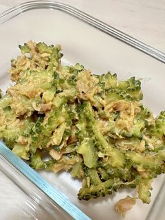 ゴーヤとツナのカレーマヨ炒め-レシピのメイン写真