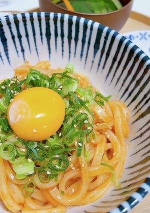 まぜるだけ！ピリ辛油うどん-レシピのメイン写真