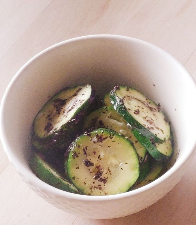 レンジ2分☆ズッキーニの副菜☆お弁当 by マダム・フィーカ