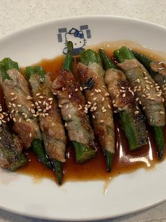 オクラの肉巻き-レシピのメイン写真