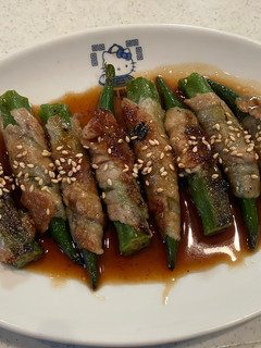 オクラの肉巻き-レシピのメイン写真