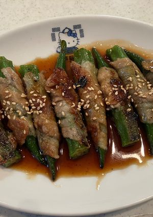 オクラの肉巻き-レシピのメイン写真