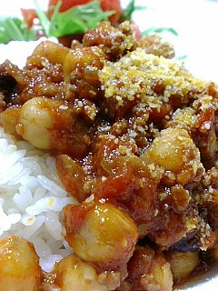 お豆とひき肉のトマトソース-レシピのメイン写真
