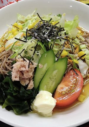 野菜たっぷり♪蕎麦サラダ-レシピのメイン写真