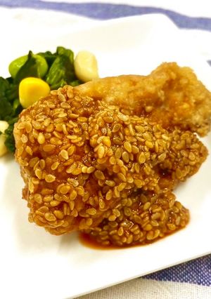 ヤンニョムチキン＠つくば市学校給食-レシピのメイン写真