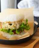 激ウマホホホタケの照り焼きライスバーガー