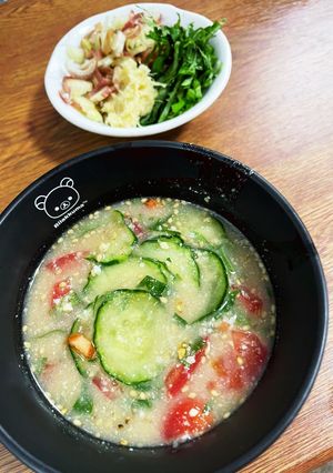 冷や汁　冷麦・そうめんに-レシピのメイン写真