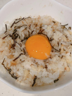 悪魔のおにぎり風、悪魔の卵かけご飯!-レシピのメイン写真