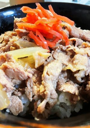 牛丼-レシピのメイン写真