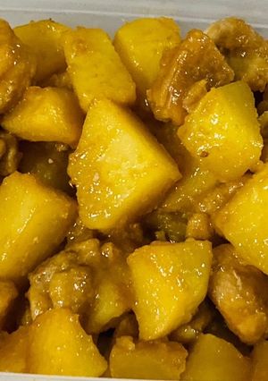 鶏肉とじゃがいものガリバタ炒め-レシピのメイン写真